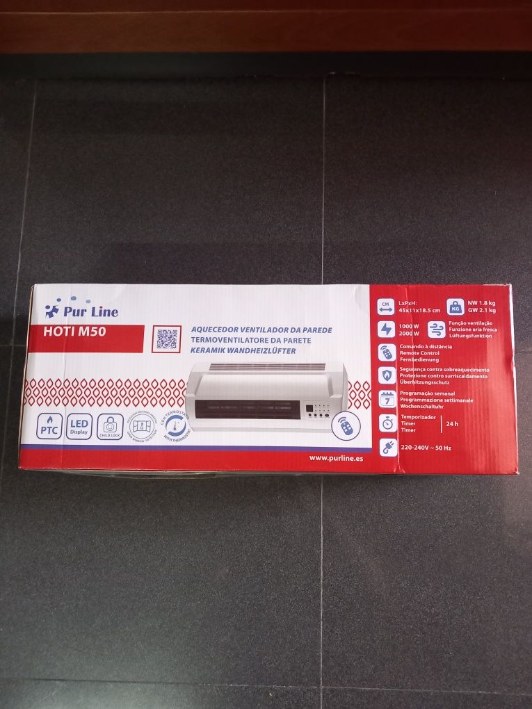 Aquecedor/Ventilador de parade