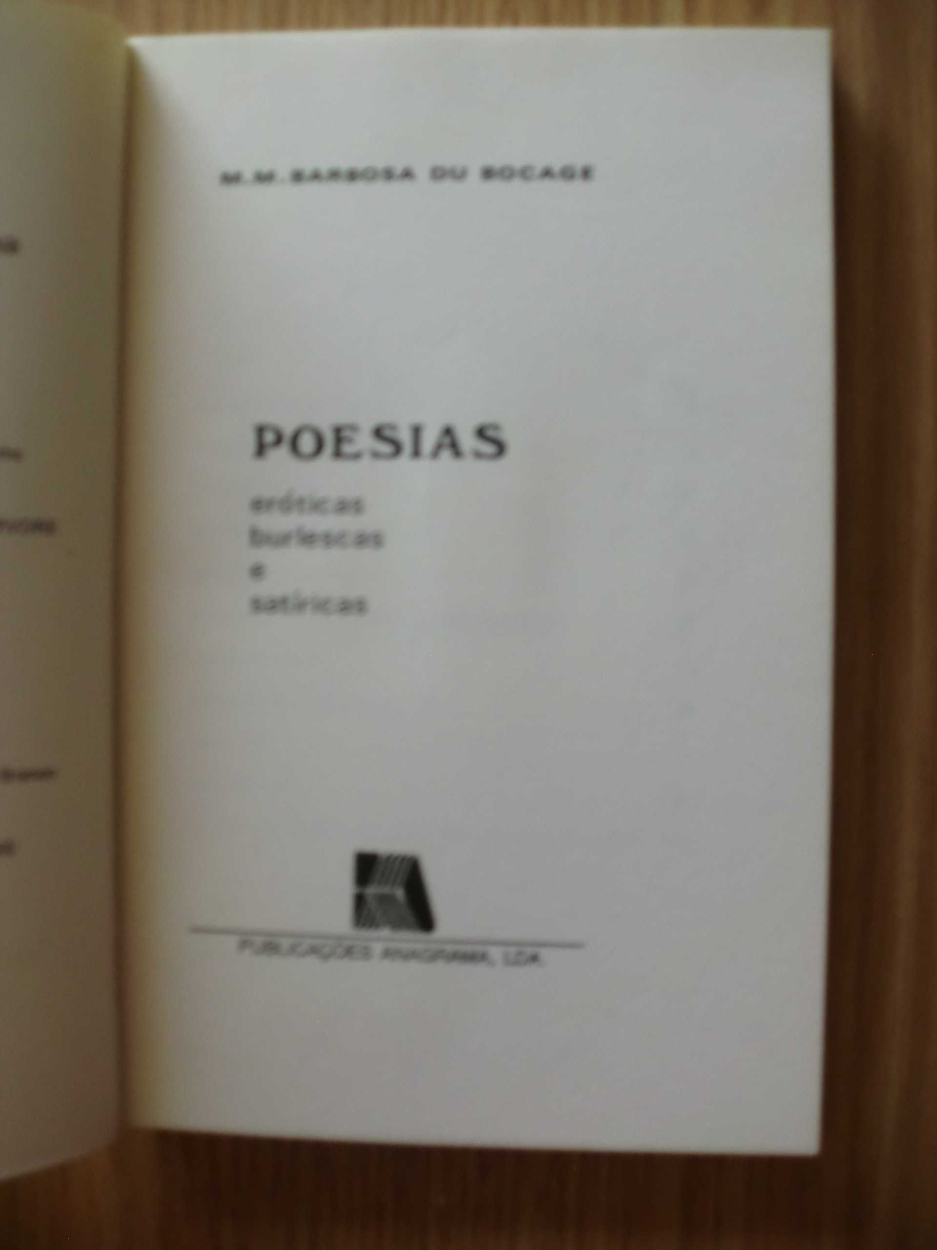 Poesias Eróticas, Burlescas & Satíricas
de M. M.B. du Bocage