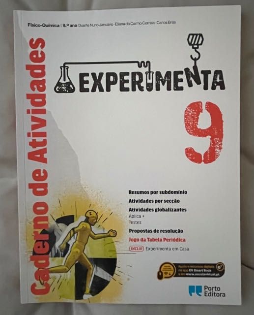 Caderno de atividades "Experimenta 9" - Físico-Química 9º ano