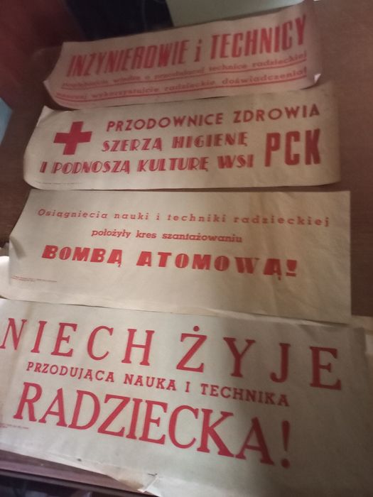 Plakat prl z lat 1940-tych oryginalny