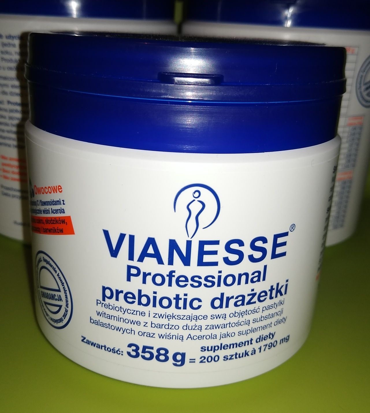 Vianesse prebiotic drażetki błonnik