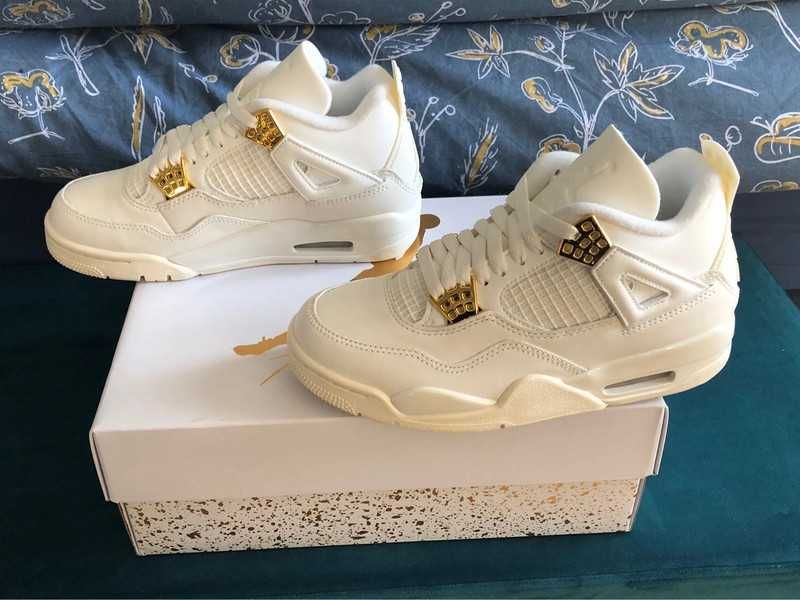 buty Espadryle Jordan4RetroMetallicGold Espadryle R.46