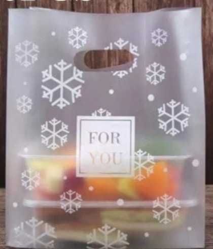 Sacos plastico para presentes 100 unid.