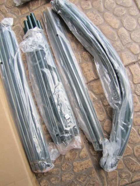 Relaxdays Łuk pnący metal 240 cm różany z koronką podpora dla roślin