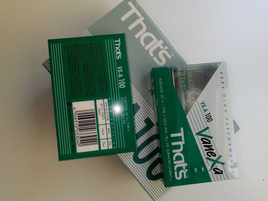 Audio Cassete THAT"S VX-A100. Selados.