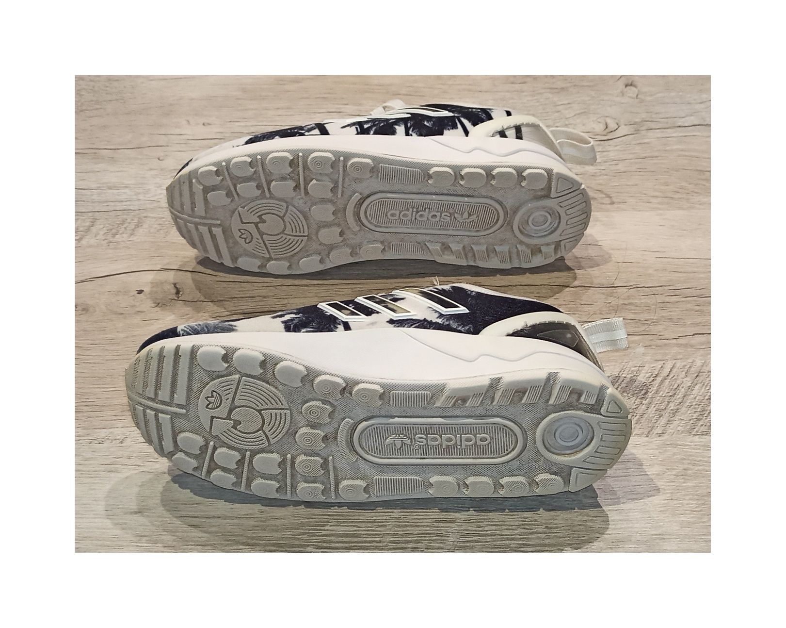 Adidas zx flux buty sportowe 27 białe szare palmy oryginał