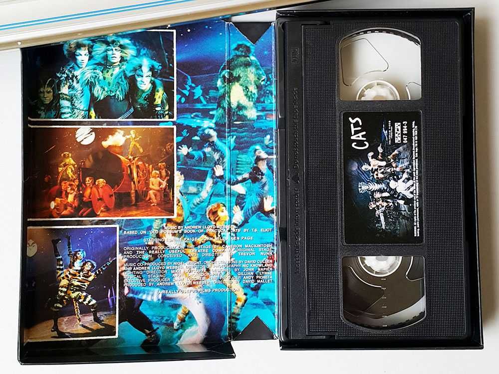 Cats Koty musical VHS Andrew Lloyd Webber