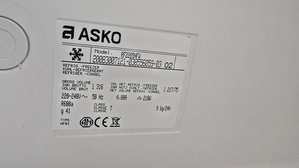 Lodówka Asko,premium Szwedzka