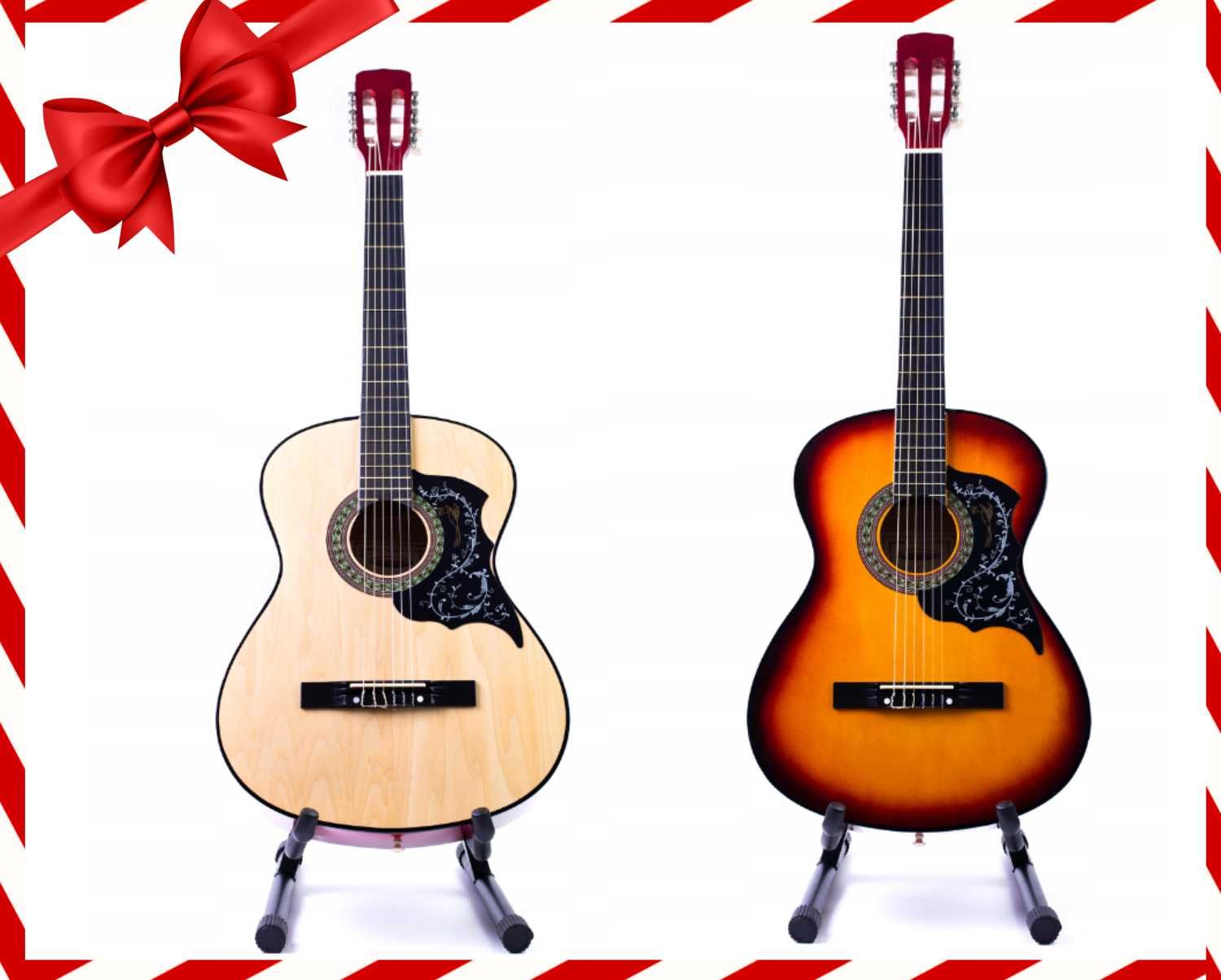 Nowa GITARA Klasyczna Akustyczna 4/4 *44 Początkująca (OKAZJA)