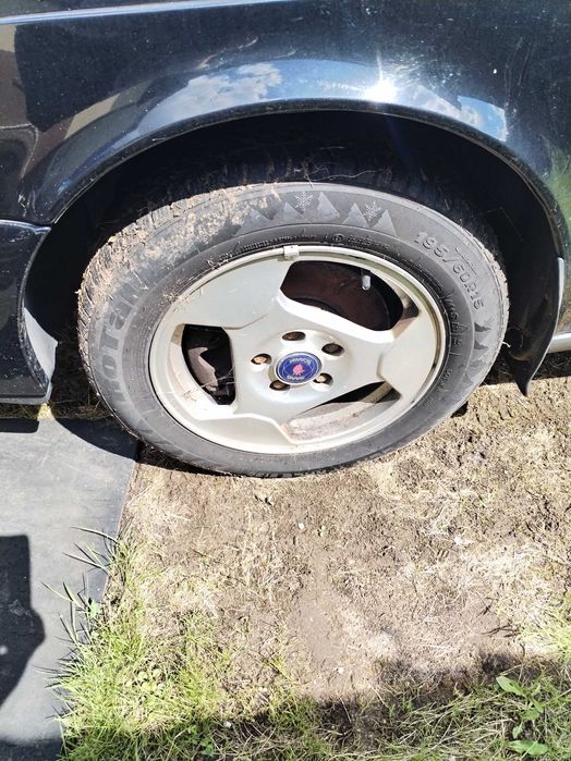 Alufelgi z oponami saab 195/60/15 zimowe