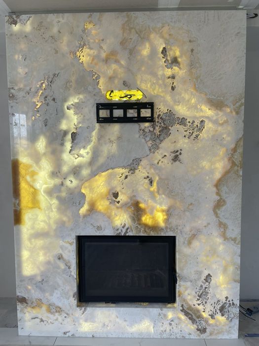 Онікс, Травертин, мармур