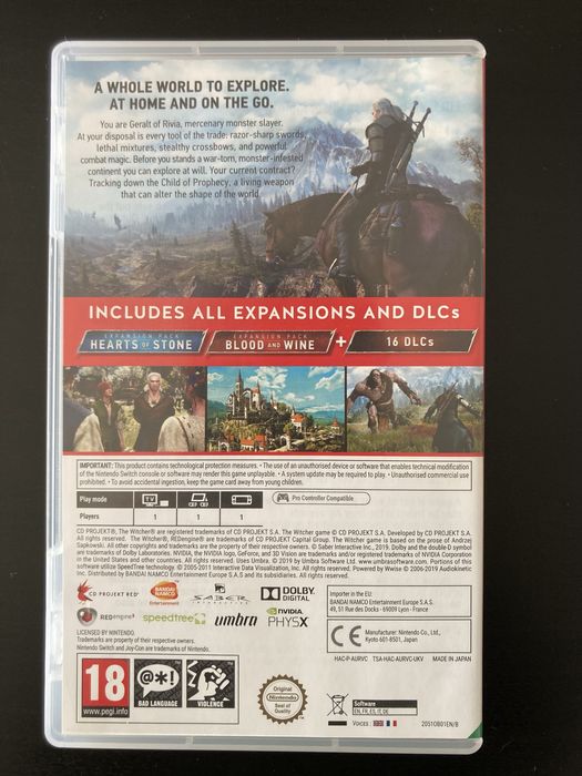 The Witcher - Wild Hunt, Complete Edition, Nintendo Switch