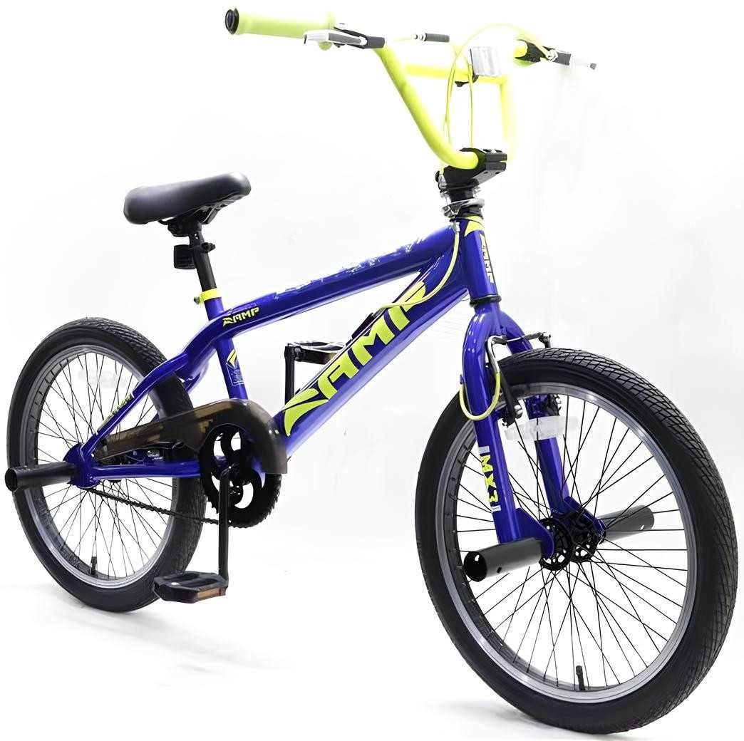 Rower BMX 20" AMP Wyczynowy Młodzieżowy Pegi x4 Rotor Kierownica 360