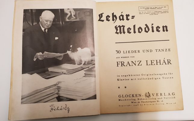 LEHAR Melodien band 2 / nuty i teksty wyd 1938 Wieden