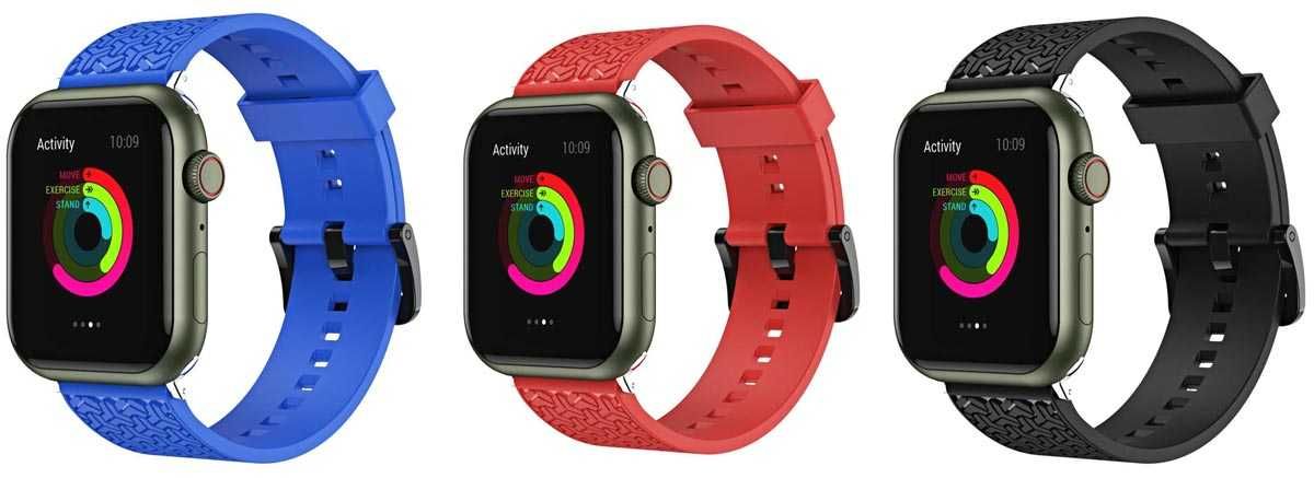 Pasek do Apple Watch 2, 3, 4, 5, 6, 7, SE roz. 38-40 mm różne kolory