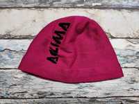 Aclima Warm Wool amarantowa czapka 100% merino L