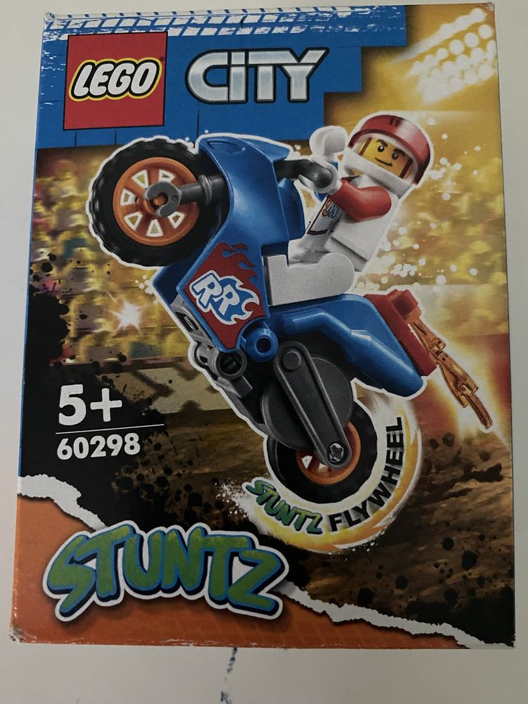 Lego City 60298 Stuntz Rakietowy motocykl