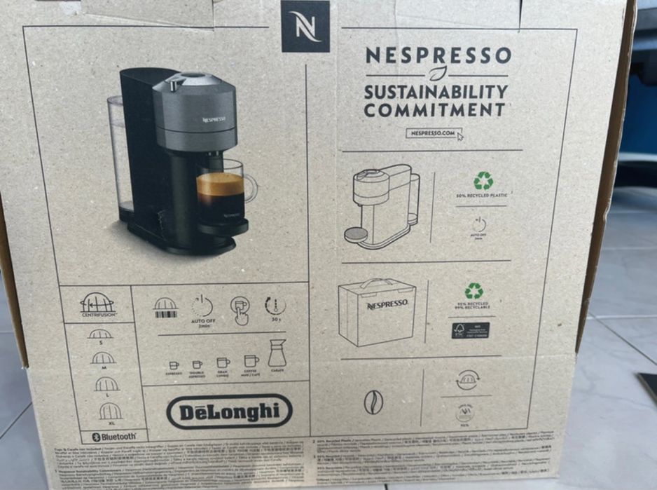Maquina café Nespresso vertuo next - cinza
