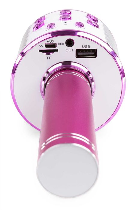 Mikrofon Karaoke Bluetooth USB modulacja głosu echo