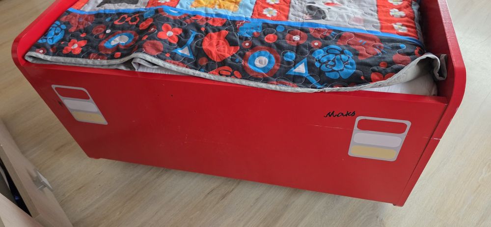 Lóżko Wóz Strażacki 95x200x104 dla chłopca..