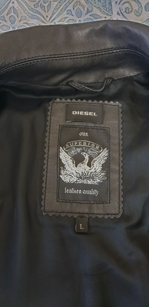 Шкіряна куртка Diesel