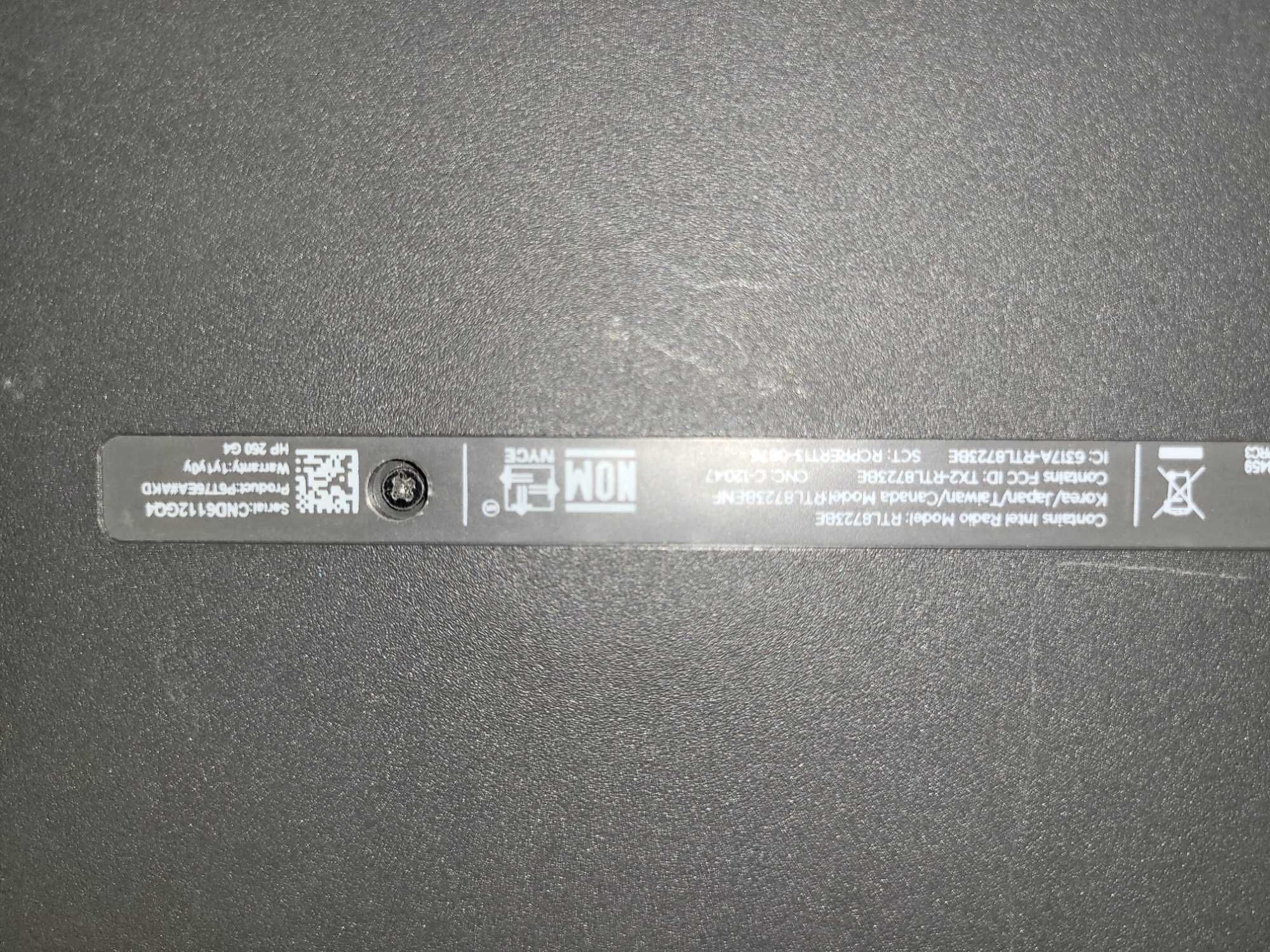 Hp250G4 Intel(R) Pentium(R) CPU N3700  1.60GHz 1.60 GHz
