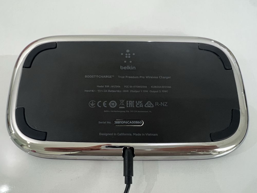 Stacja dokująca Belkin True Wireless Charger Pro