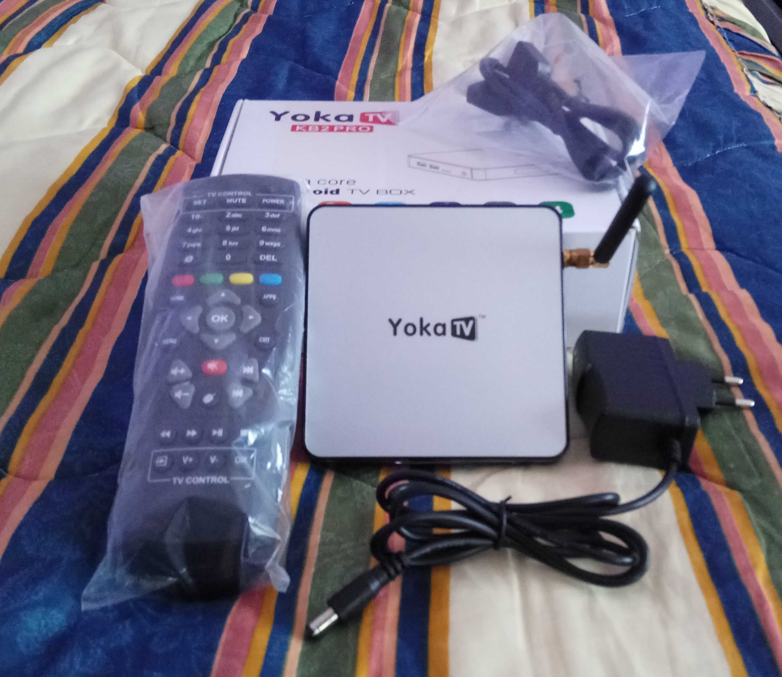 TV Box Yoka - Potente e Completa - Nova! OFEREÇO ENVIO REGISTADO