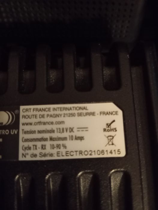 Transceptor radioamador móvel - base VHF/UHF 5W-10W-25W ma garantia