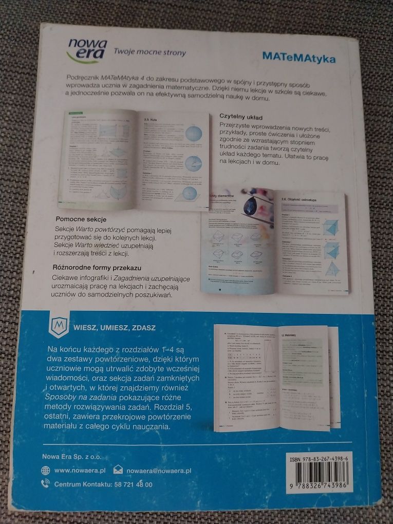 Podręcznik  Matematyka 4
