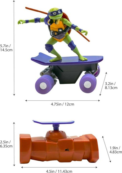 Фигурка Черепашки-ниндзя Донателло Леонардо на управлении TMNT