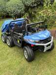 Auto na akumulator Samochód Farmer 4×4 12v Pilot Skóra Wywrotka 6 kół