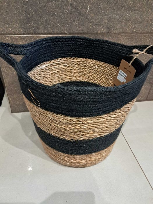 Kosze z trawy morskiej nowe