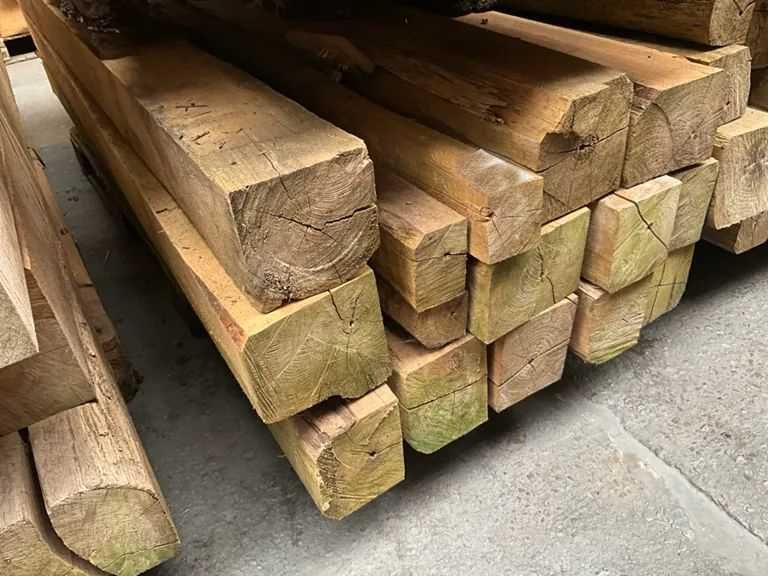 Drewno teak, kloce