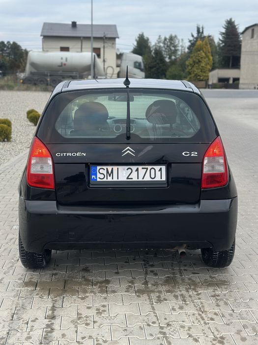 Citroen C2 1.1/61km /2007 /Sorawna Klima /Niski Przebieg /Ele Szyby