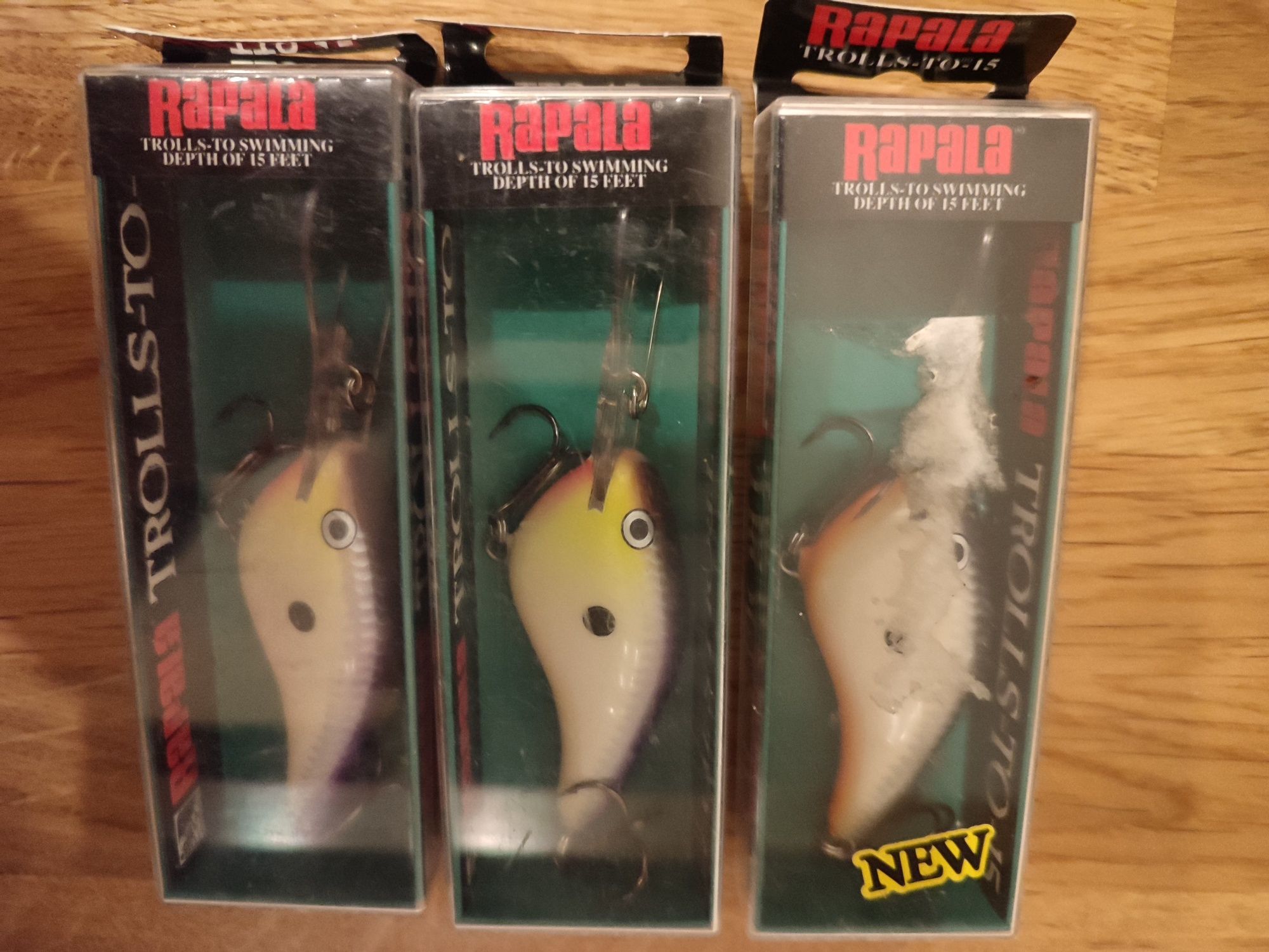 RAPALA TTS-15 trolls to shad, 3 sztuki