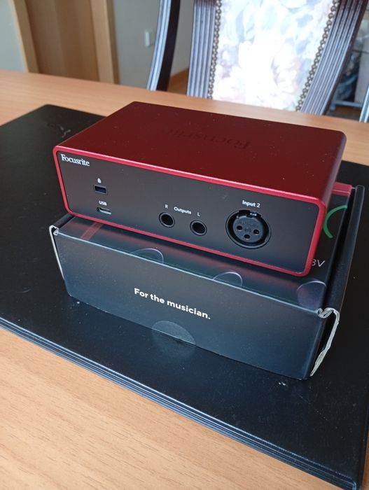 Interface focusrite solo 4 geração recente Nova