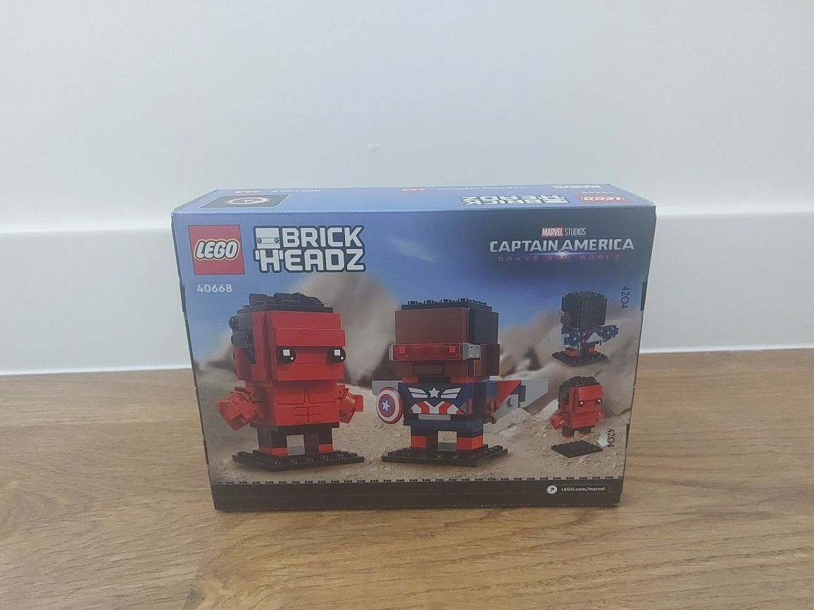 Lego 40668 Capitan America & Red Hulk