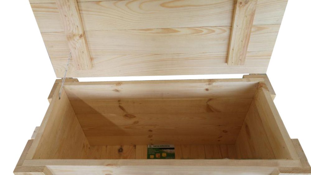 Kufer Drewniny Kuferek Skrzynia Pojemnik Drewniany XXXL 160x50x50