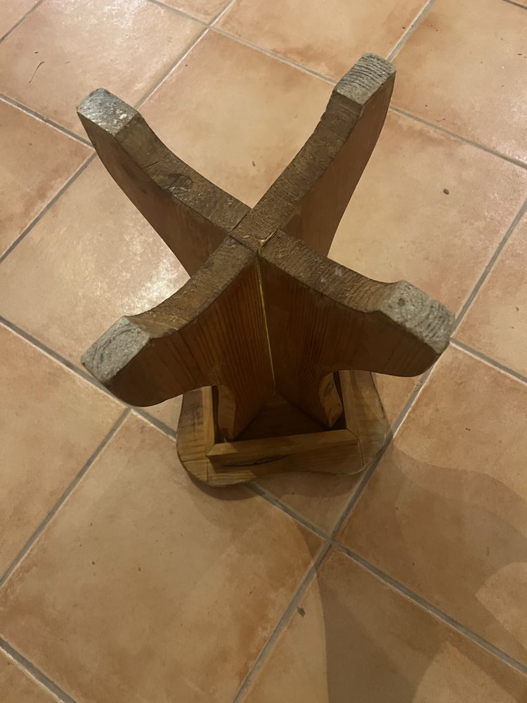 Banco de madeira 45cm altura