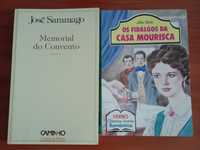 2 Livros "O Memorial do Convento" e "Os Fidalgos da Casa Mourisca"