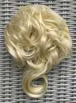 Premium Ultra włosy doczepiane, jasny blond, kok na gumce ( 622 )