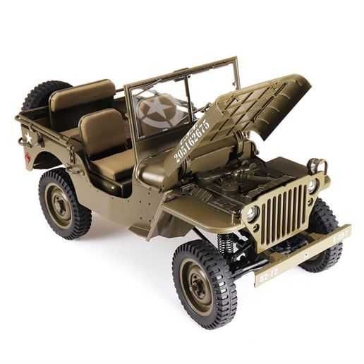 ROCHOBBY 4X4 JEEP WILLYS 1941 MB MILTARY SCALER 1/6