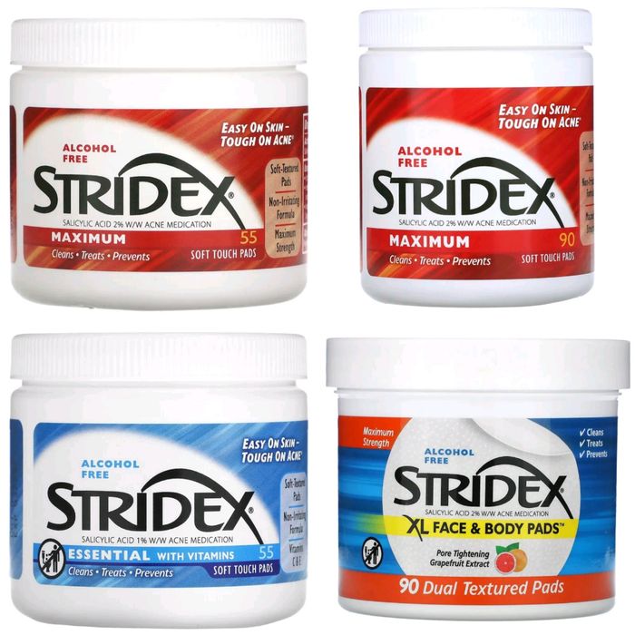 Stridex, Одношаговое средство от угрей