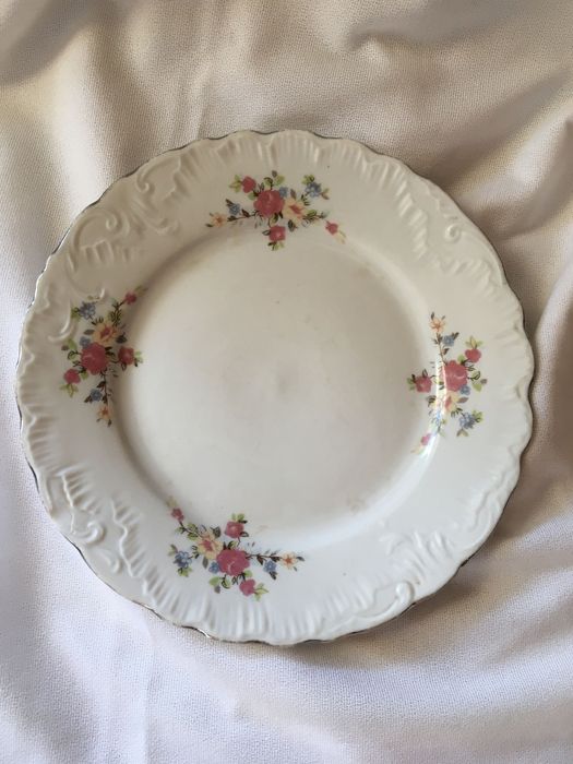 Ćmielów, stary talerz deserowy