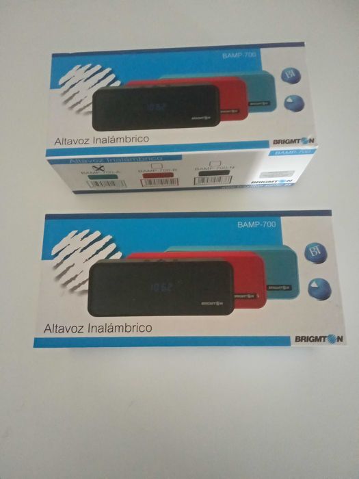 Coluna de som portátil - Radio,MicroSD,Bluetooth etc - a estrear