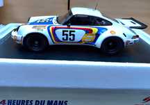 Porsche 911 RSR 3.0 #55 8th SHELL Le Mans 1975 SPARK 1:18