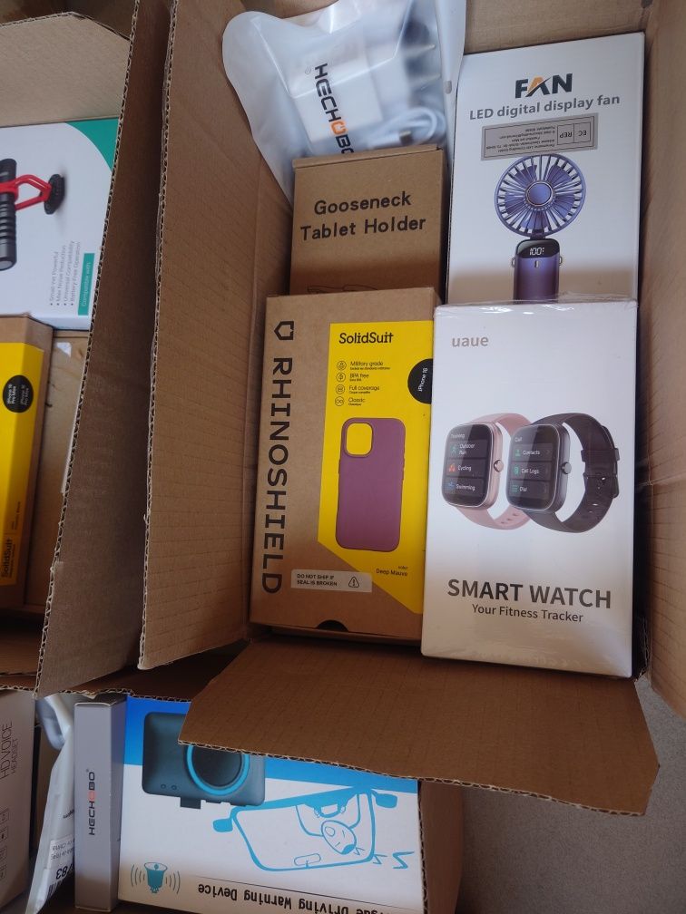 Zwroty Amazon BOX MIX Elektronika Akcesoria Gwarancja zarobku Kat. ABC