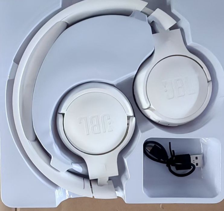 Fone JBL Tune 510BT Branco – Som Potente e Design Elegante