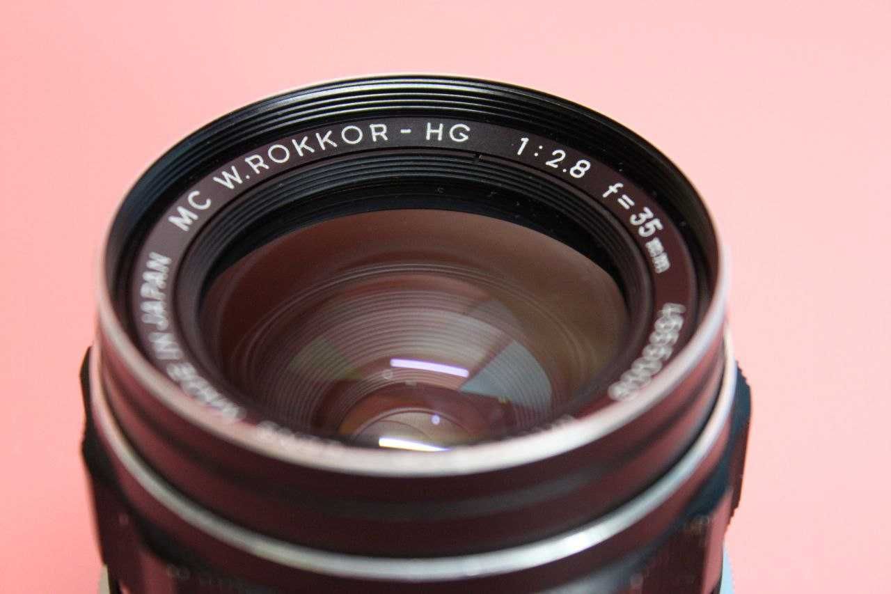 Обєктив Minolta MC W.Rokkor-HG 35mm f/ 2.8